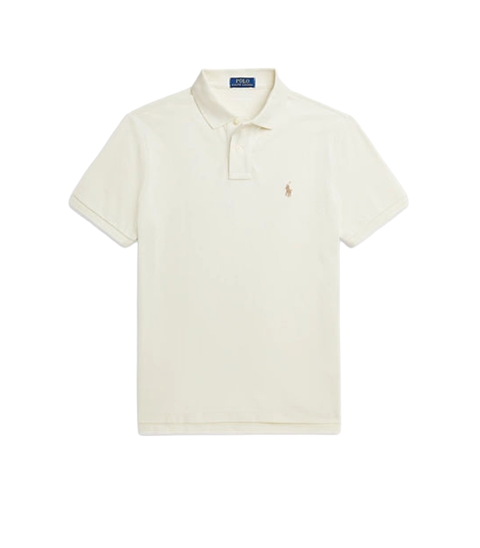 POLO RALPH LAUREN - Polo - iconica polo in piqué bianco crema